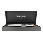 Ролер Caran d'Ache - Leman Slim White Rose Gold - Image 3