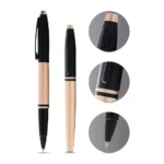 Ролер Cross Calais - Brushed Rose Gold/Black Lacquer - Image 2