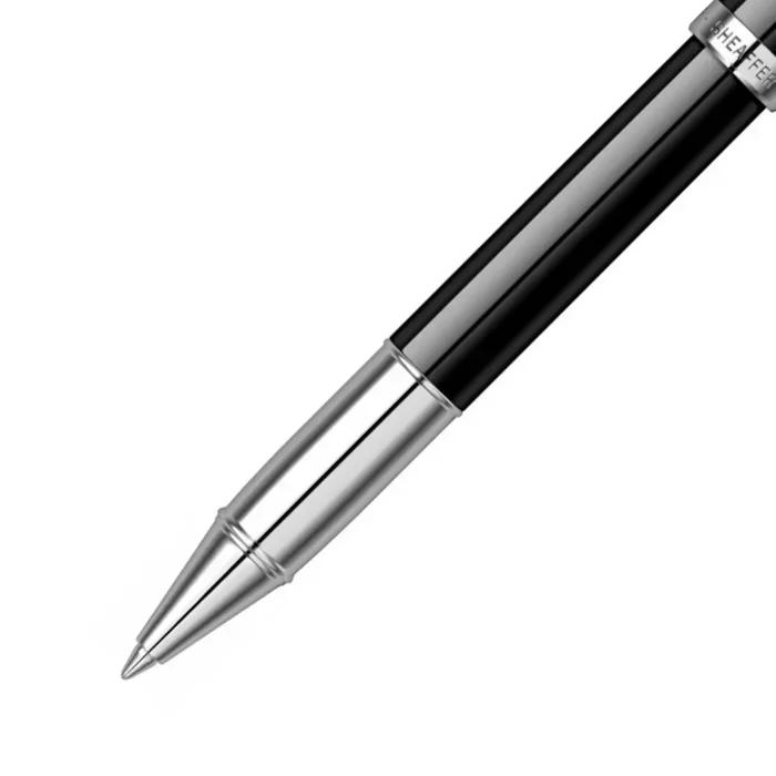Ролер Sheaffer - 100 Glossy Black Lacquer/Chrome - Image 4