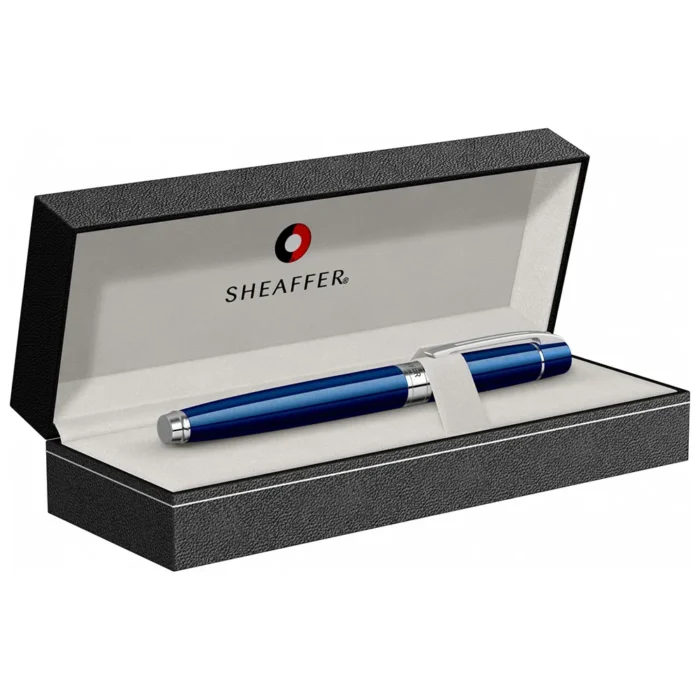 Ролер Sheaffer 300 Glossy Blue Lacquer/Chrome - Image 6