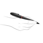 Ролер Sheaffer Icon - Matte Black Laquer with Red PVD Trims - Image 7