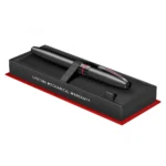 Ролер Sheaffer Icon - Matte Black Laquer with Red PVD Trims - Image 8