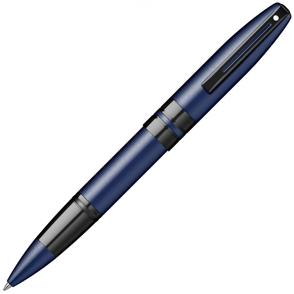 roler-sheaffer-icon-matte-blue-lacquer-with-black-pvd-trims-65e1a45be9170 Ролер Sheaffer Icon - Matte Blue Lacquer with Black PVD Trims - Image 1