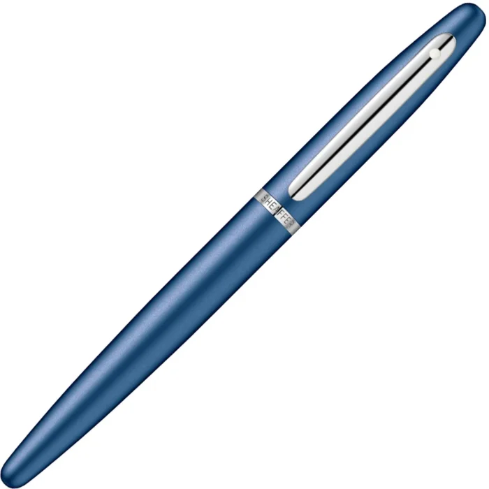 Ролер Sheaffer VFM - Neon Blue Chrome Trim - Image 2