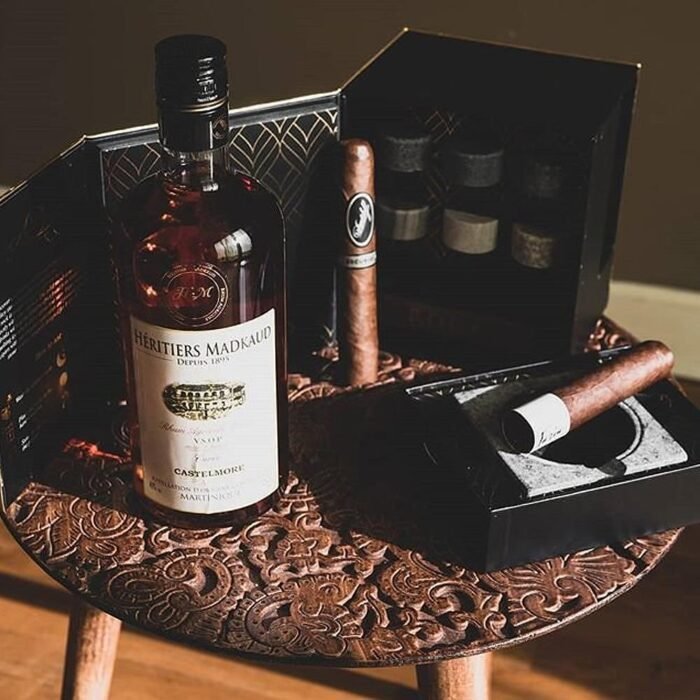 Комплект за уиски и пури R.O.C.K.S. The Gentleman's Set - Cigar Aficionado - Image 6