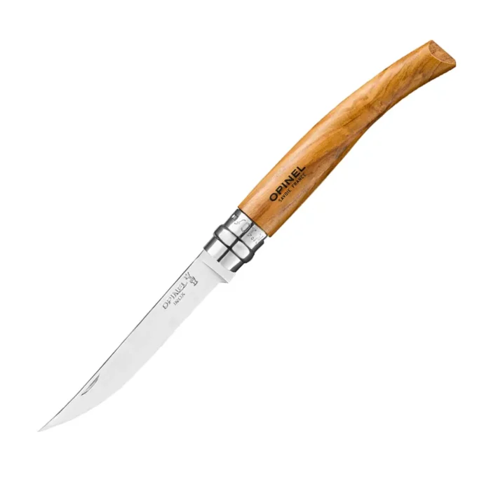 Сгъваем нож New Opinel N°10 Les Effiles + кожен калъф - Image 2