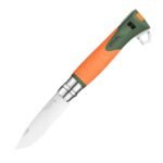 Сгъваем нож Opinel Explore №12, острие 10 см, оранжева дръжка - Image 2