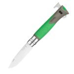 Сгъваем нож Opinel Explore №12, острие 10 см, зелена дръжка