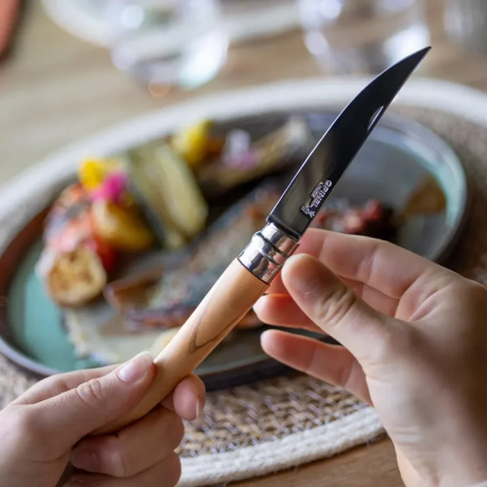 Сгъваем нож Opinel Les Effiles Olivier №10, острие 10 см, в кутия - Image 5