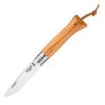 Сгъваем нож Opinel - néo6, острие 7 см, дръжка от маслиново дърво