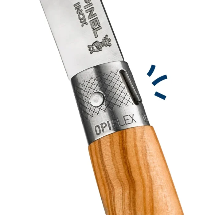 Сгъваем нож Opinel - néo6, острие 7 см, дръжка от маслиново дърво - Image 5