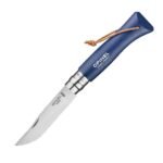 Сгъваем нож Opinel №8 Colorama Dark Blue, острие 8.5 см