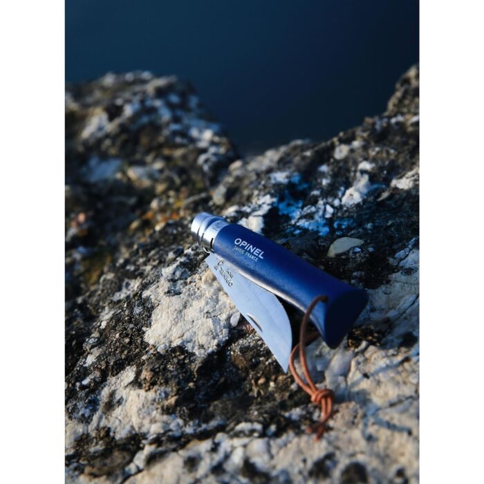 Сгъваем нож Opinel №8 Colorama Dark Blue, острие 8.5 см - Image 5