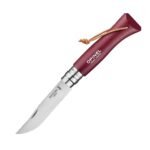 Сгъваем нож Opinel №8 Colorama Garnet, острие 8.5 см