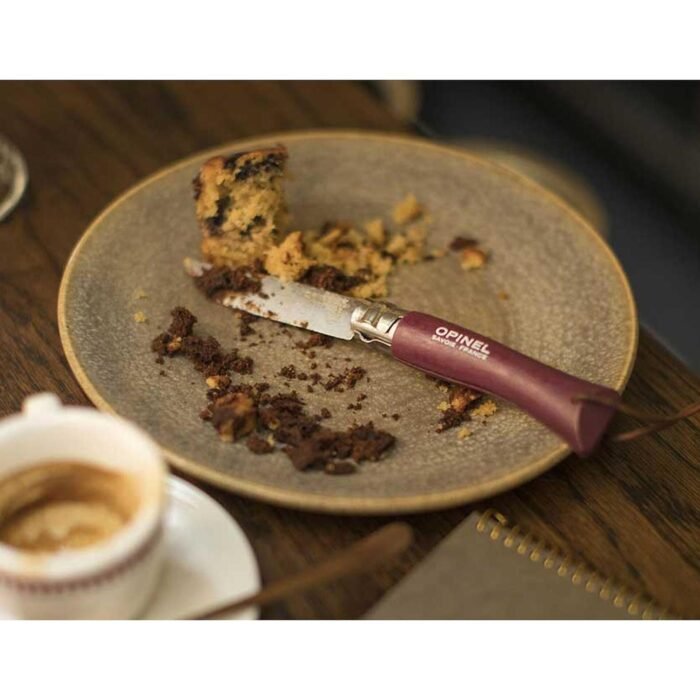 Сгъваем нож Opinel №8 Colorama Garnet, острие 8.5 см - Image 2