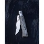 Сгъваем нож Opinel №8 Grey Laminated Birch, острие 8.5 см - Image 5