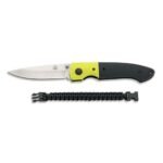 Сгъваем нож Puma Tec - One-hand, 8.3см острие, G10 дръжка с клипс, с паракорд гривна - Image 2