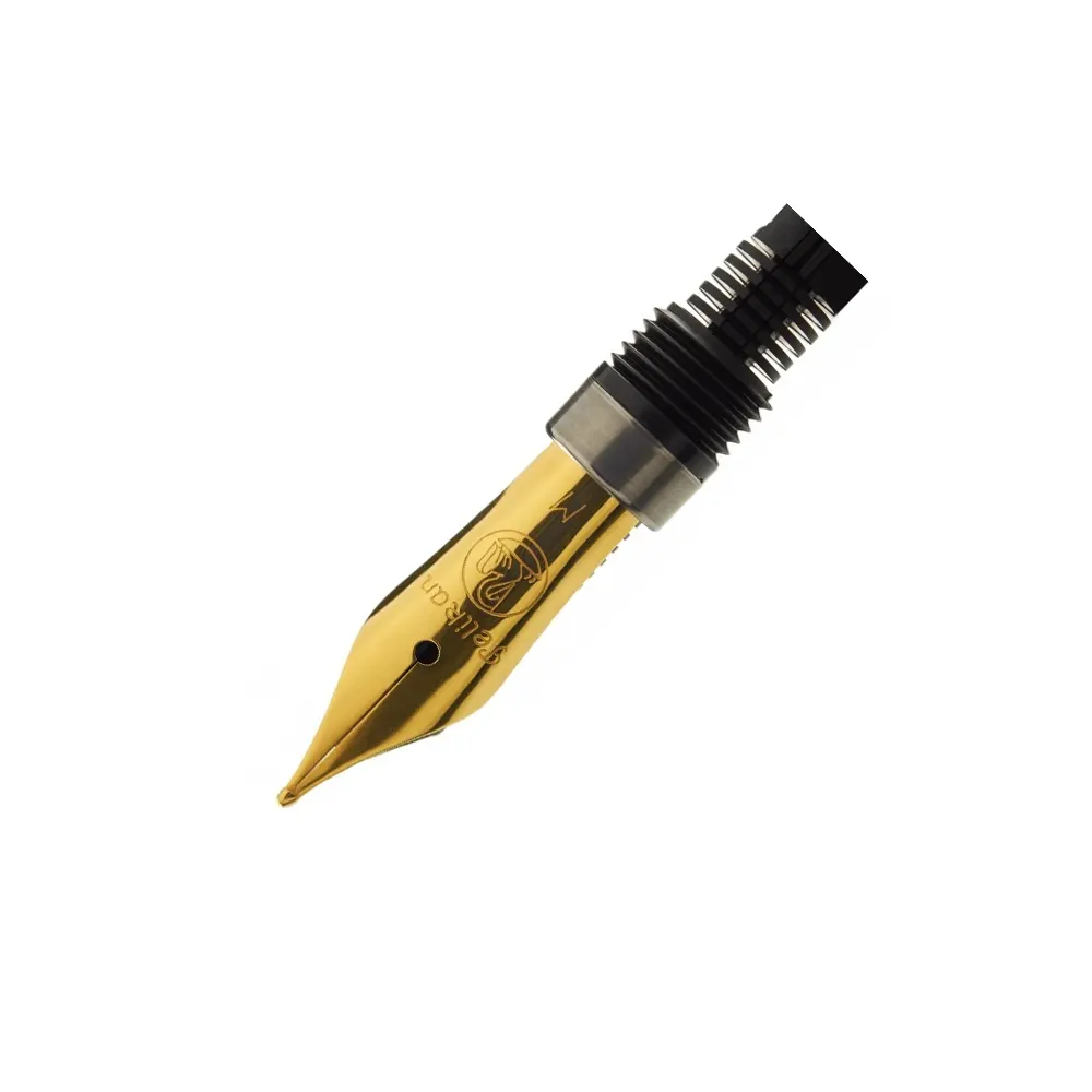 stomaneno-pero-za-pisalki-pelikan-m200-sas-zlatisto-pokritie-f-razmer-6932cbc7cea16 Стоманено перо за писалки Pelikan - M200, със златисто покритие, F размер - Image 1