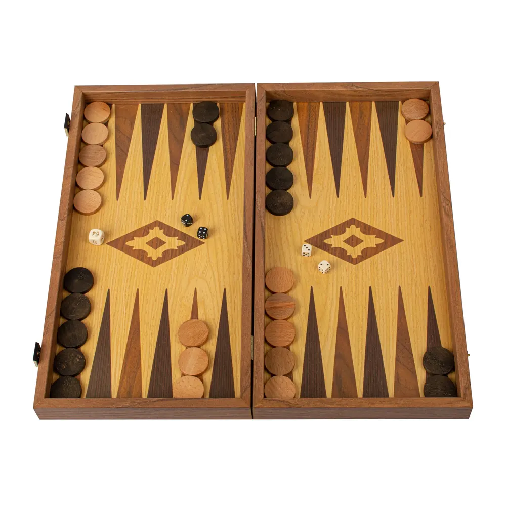 tabla-za-igra-manopoulos-oak-walnut-52x48-sm-6895b08eeb65d Табла за игра Manopoulos - Oak & Walnut, 52x48 см - Image 1