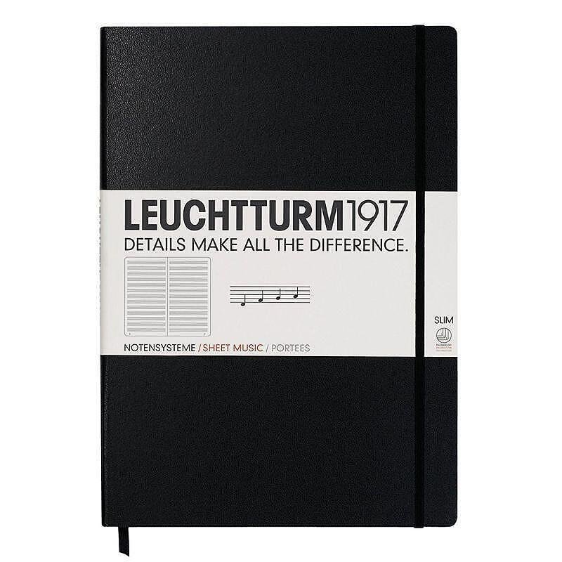 Тефтер А4+ Leuchtturm1917 Master Slim, Sheet Music Тефтер А4+ Leuchtturm1917 Master Slim, Sheet Music - Image 1