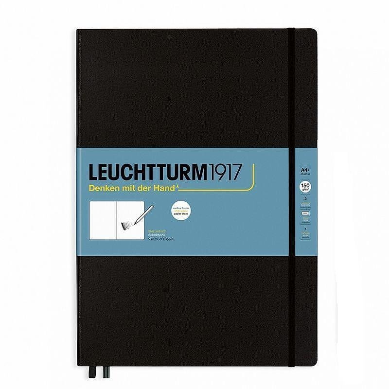 tefter-a4-leuchtturm1917-new-sketchbook-master-black-tvardi-korici-image_650029f975a29 Тефтер А4+ Leuchtturm1917 New Sketchbook Master Black, твърди корици - Image 1