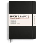 Тефтер А4+ Leuchtturm1917 Notebook Master Classic Black, твърди корици, на квадрати