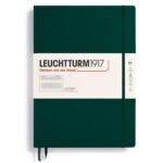 Тефтер А4+ Leuchtturm1917 Notebook Master Classic Forest Green, твърди корици, на редове