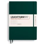Тефтер А4+ Leuchtturm1917 Notebook Master Classic Forest Green, твърди корици, на точки