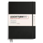 Тефтер А4+ Leuchtturm1917 Notebook Master Slim Black, твърда корица, на редове