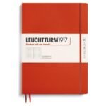 Тефтер А4+ Leuchtturm1917 Notebook Master Slim Fox Red, твърда корица, на точки