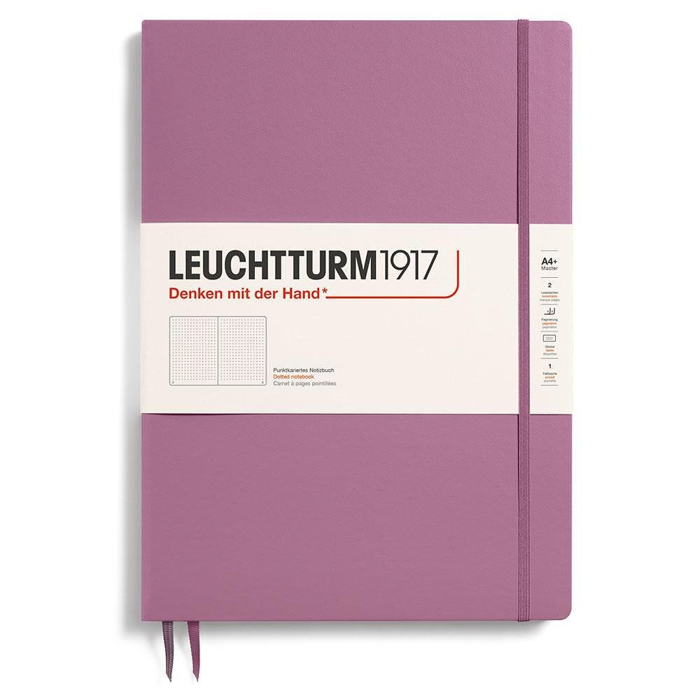 tefter-a4-leuchtturm1917-notebook-master-slim-new-colours-2025-dusty-rose-tvarda-korica-izcisteni-stranici-copy-67eb86142bb10 Тефтер А4+ Leuchtturm1917 Notebook Master Slim New Colours 2025 - Dusty Rose, твърда корица, на точки - Image 1