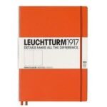 Тефтер А4+ Leuchtturm1917 Notebook Master Slim Orange, твърда корица, на точки