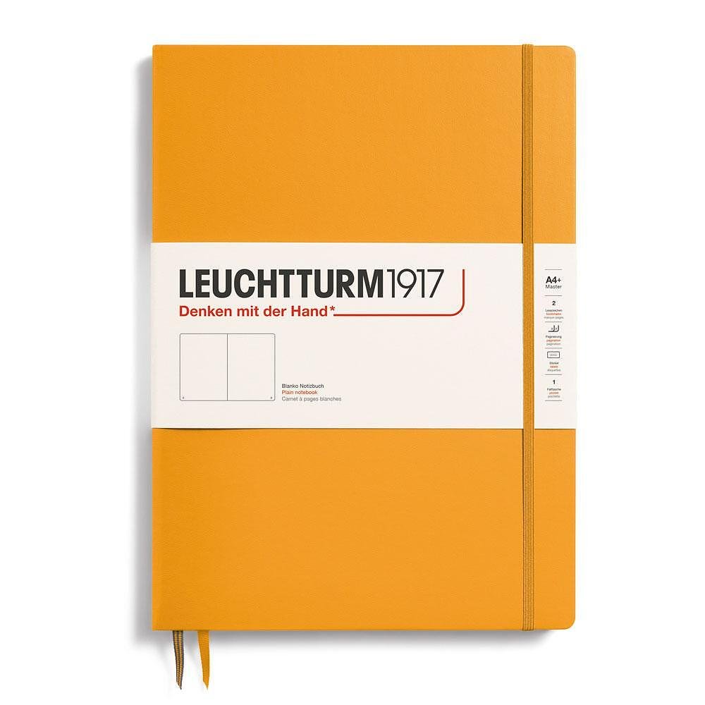 tefter-a4-leuchtturm1917-notebook-master-slim-rising-sun-tvarda-korica-izcisteni-stranici-67ea30611b4d6 Тефтер А4+ Leuchtturm1917 Notebook Master Slim Rising Sun, твърда корица, изчистени страници - Image 1