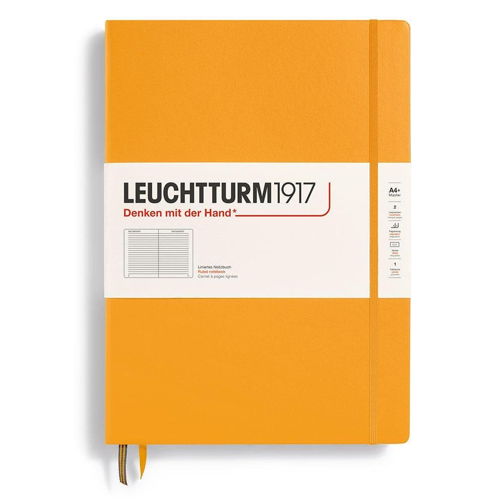 tefter-a4-leuchtturm1917-notebook-master-slim-rising-sun-tvarda-korica-na-tocki-copy-67ea31224c7f7 Тефтер А4+ Leuchtturm1917 Notebook Master Slim Rising Sun, твърда корица, на редове - Image 1