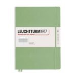 Тефтер А4+ Leuchtturm1917 Notebook Master Slim Sage, твърда корица, на редове