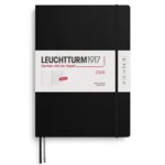 Тефтер A4+ Leuchtturm1917 Weekly Planner & Notebook Master 2026, Black