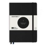 Тефтер А5 Leuchtturm1917 BAUHAUS Collection Black, твърди корици