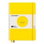 Тефтер А5 Leuchtturm1917 BAUHAUS Collection Lemon, твърди корици