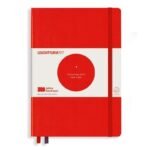 Тефтер А5 Leuchtturm1917 BAUHAUS Collection Red, твърди корици