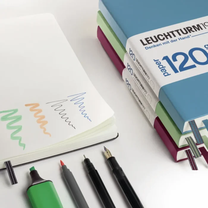 Тефтер A5 Leuchtturm1917 Edition 120G, твърди корици, нелиниран, черен - Image 4