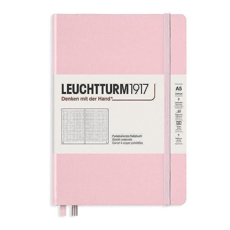 tefter-a5-leuchtturm1917-muted-colors-collection-powder-tvardi-korici-na-tocki-66542493a56f3 Тефтер А5 Leuchtturm1917 Muted Colors Collection Powder, твърди корици, на точки - Image 1