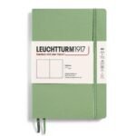 Тефтер А5 Leuchtturm1917 Muted Colors Collection - Sage, мека корица, бели страници