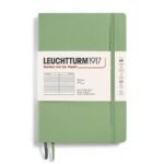 Тефтер А5 Leuchtturm1917 Muted Colors Collection - Sage, мека корица, на редове