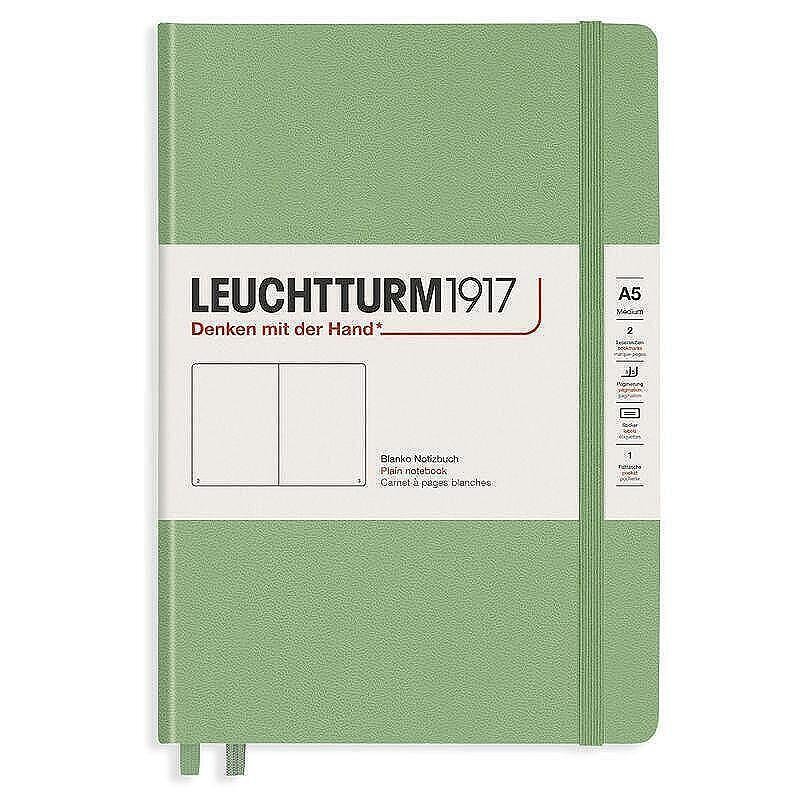 tefter-a5-leuchtturm1917-muted-colors-collection-sage-tvardi-korici-beli-stranici-664f4f8961e86 Тефтер А5 Leuchtturm1917 Muted Colors Collection Sage, твърди корици, бели страници - Image 1