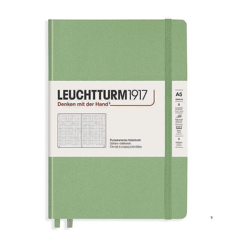 tefter-a5-leuchtturm1917-muted-colors-collection-sage-tvardi-korici-na-tocki-664f4f20218aa Тефтер А5 Leuchtturm1917 Muted Colors Collection Sage, твърди корици, на точки - Image 1