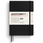 Тефтер А5 Leuchtturm1917 Notebook 411 - Black, твърди корици