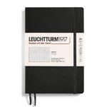 Тефтер A5 Leuchtturm1917 Notebook Classic Black, мека корица, на точки