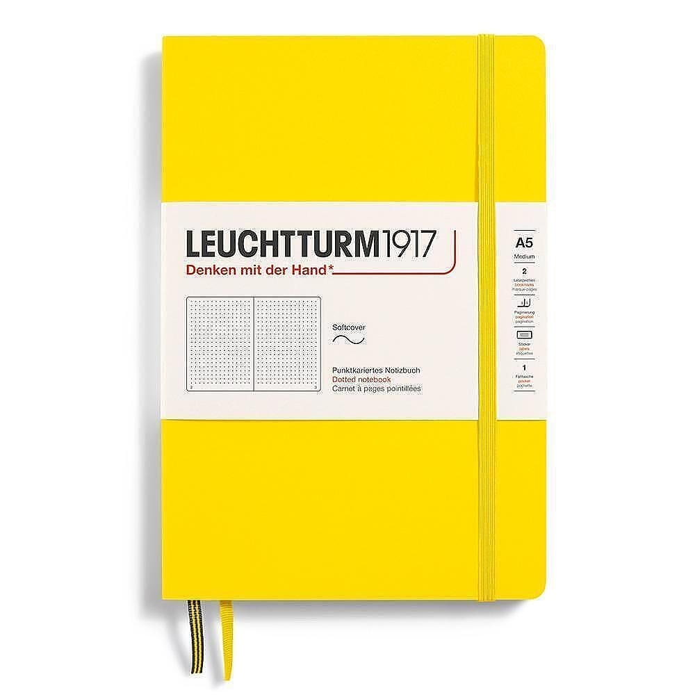 tefter-a5-leuchtturm1917-notebook-classic-lemon-meka-korica-na-tocki-664e08563925b Тефтер A5 Leuchtturm1917 Notebook Classic Lemon, мека корица, на точки - Image 1