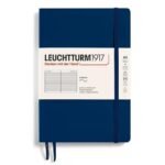 Тефтер A5 Leuchtturm1917 Notebook Classic Navy, мека корица, на редове