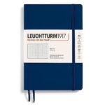 Тефтер A5 Leuchtturm1917 Notebook Classic Navy, мека корица, на точки